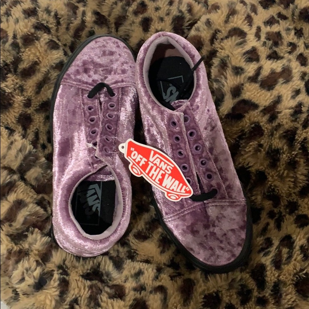 Vans Purple velvet